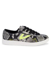 Tretorn Textured Leather Sneakers