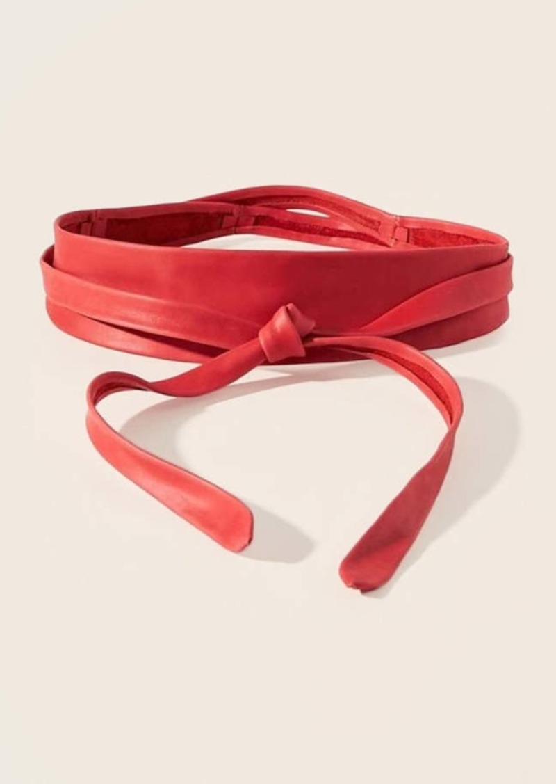 Trina Turk ADA  ADA CLASSIC WRAP BELT / RED