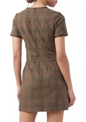 Trina Turk Adisa Plaid Sheath Minidress