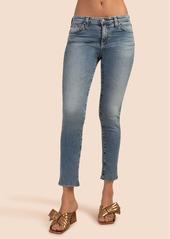 Trina Turk Adriano Goldschmied Ag Prima Dark Wash Ankle Slim Straight Jean / Indigo 26