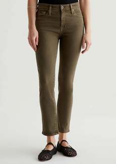 Trina Turk ADRIANO GOLDSCHMIED  AG MARI CROP PANT / MOSS GREEN