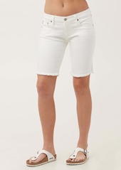 Trina Turk ADRIANO GOLDSCHMIED  AG NIKKI DENIM SHORT / WHITE