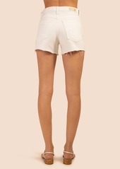 Trina Turk Adriano Goldschmied Ag White Alexxis Denim Short / White 31