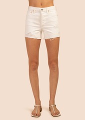 Trina Turk Adriano Goldschmied Ag White Alexxis Denim Short / White 31