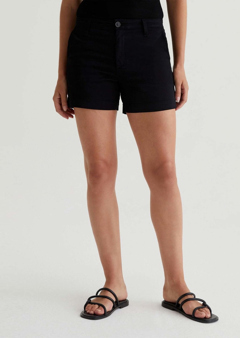 Trina Turk Adriano Goldschmied Ag Women's Caden Black Cotton Short / Black 26