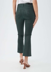 Trina Turk Adriano Goldschmied Ag Women's Farrah Green Cropped Jean / Green 27