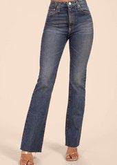 Trina Turk ADRIANO GOLDSCHMIED  AG MEDIUM WASH ALEXXIS BOOTCUT JEAN / BLUE