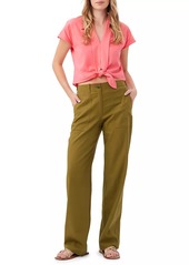 Trina Turk Antonia Relaxed-Fit Linen Pants