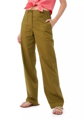 Trina Turk Antonia Relaxed-Fit Linen Pants