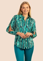 TRINA TURK  ARIELLE TOP / CERAMIC MULTI