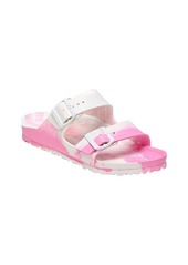 Trina Turk Birkenstock USA  WOMEN'S ARIZONA PINK MULTI EVA SLIDE SANDAL / PINK MULTI