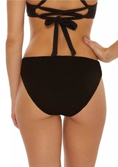 Trina Turk Black Sands Hipster Bikini Bottoms