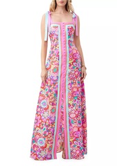 Trina Turk Cami Floral Silk Maxi Dress