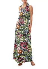 Trina Turk Caribbean Printed Maxi-Dress