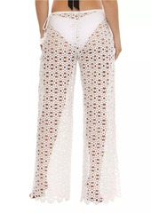 Trina Turk Chateau Lace Cover-Up Pants