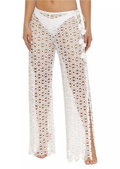 Trina Turk Chateau Lace Cover-Up Pants