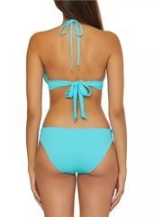 Trina Turk Coco Shirred Bikini Bottom