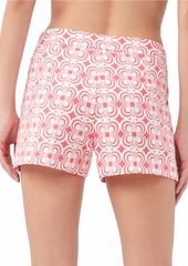 Trina Turk Corbin 2 Geometric Cotton-Blend Shorts