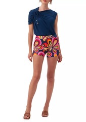 Trina Turk Corbin Herringbone Shorts