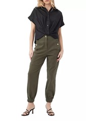 Trina Turk Coty Cotton Short-Sleeve Shirt