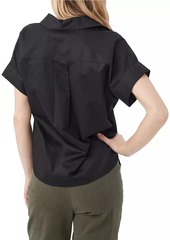 Trina Turk Coty Cotton Short-Sleeve Shirt