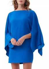 Trina Turk Daiquiri Cape-Sleeve Minidress