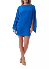 Trina Turk Daiquiri Cape-Sleeve Minidress