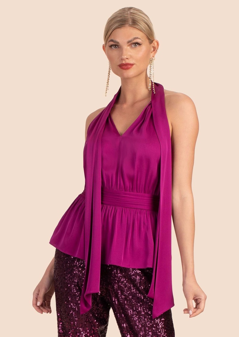 TRINA TURK  ERIS TOP / FESTIVE FUCHSIA