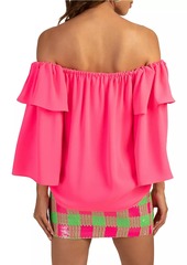 Trina Turk Excited Off-The-Shoulder Top