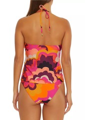 Trina Turk Fan Faire Tankini Top