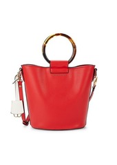 Trina Turk Faux Leather Ring Bucket Bag