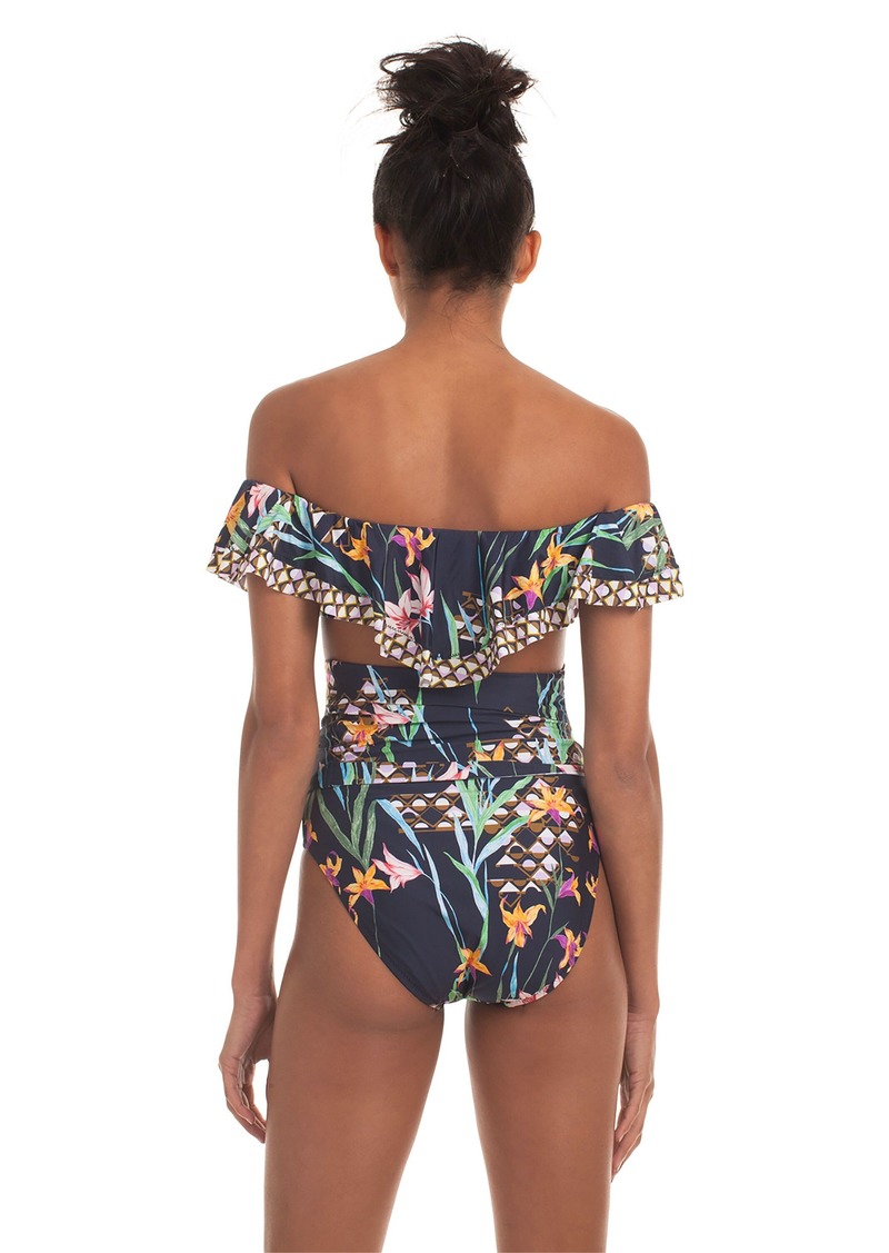 trina turk fiji floral one piece