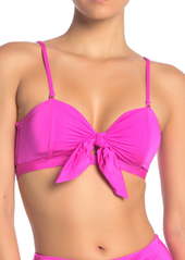 Trina Turk Getaway Solid Keyhole Cami Bikini Top