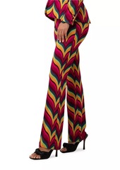 Trina Turk Jacoba Chevron Jacquard Pants