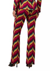 Trina Turk Jacoba Chevron Jacquard Pants