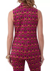 Trina Turk Jaya Graphic Jersey Top