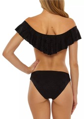 Trina Turk Joplin Ruffled Bandeau Bikini Top