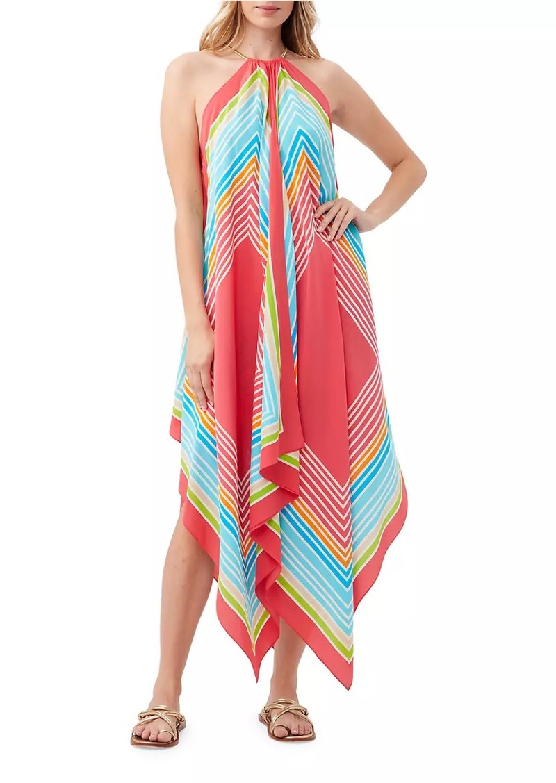 Trina Turk Justinian Silk Handkerchief Dress