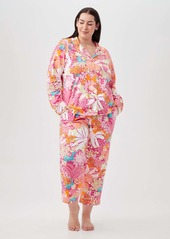 Trina Turk KOMAR - BEDHEAD  FIESTA FLORAL WOMEN'S LONG SLEEVE LONG PANT JERSEY PJ SET / MULTI