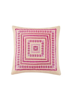 Trina Turk "LICENSEE  CARMEL EMBROIDERED PILLOW 20X20"" / PINK"