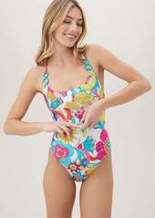 Trina Turk Swim Women's Fontaine Twist Back Convertible One Piece Swimsuit / Multi 4