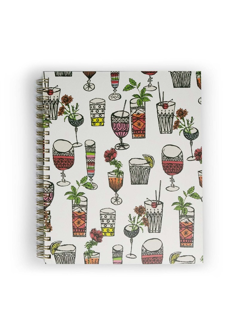 Trina Turk LICENSEE  TT HAPPY HOUR SPIRAL NOTEBOOK / MULTI