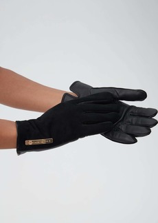 Trina Turk LICENSEE  TT SUEDE AND LEATHER GLOVES / BLACK