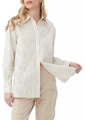 Trina Turk Litsa Striped Silk-Blend Top