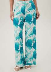 TRINA TURK  LONG WEEKEND PANT / TRANQUIL TURQUOISE