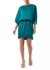 Trina Turk Manhattan Hammered Satin Dress