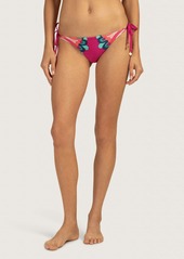 Trina Turk Swim Medallion Tie Side Hipster / Pink Peppercorn 6