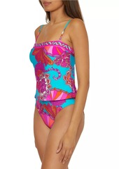 Trina Turk Meilani Floral Tankini Top