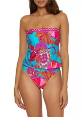 Trina Turk Meilani Floral Tankini Top