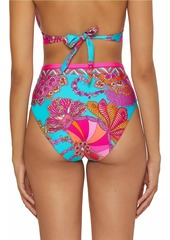 Trina Turk Meilani High-Waisted Bikini Bottom